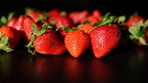 Wallpaper strawberries, berries, food, red hd, picture, image