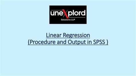 Image result for SPSS Regression Tutorial