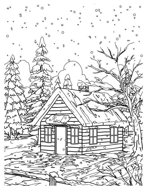 "Free Snow Coloring Pages for Kids | Printable Winter Fun"