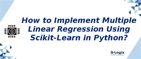 To implement sample code for multiple linear regression | S-Logix