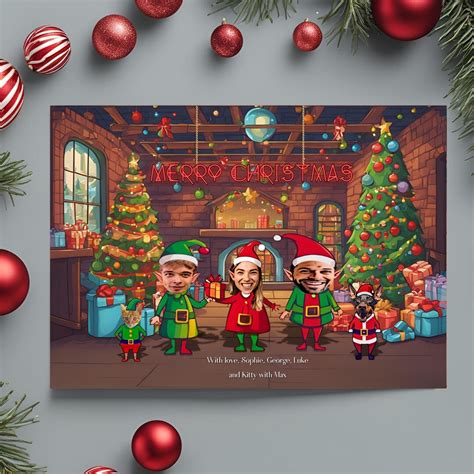 Personalized Christmas Card, Funny Family Photo Christmas Card ...