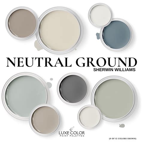 Sherwin Williams Neutral Ground Color Palette - Coordinating Colors for ...