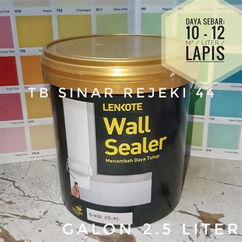 Jual LENKOTE WALL SEALER 2.5 Liter Cat Dasar Menambah Daya Tutup Cat ...