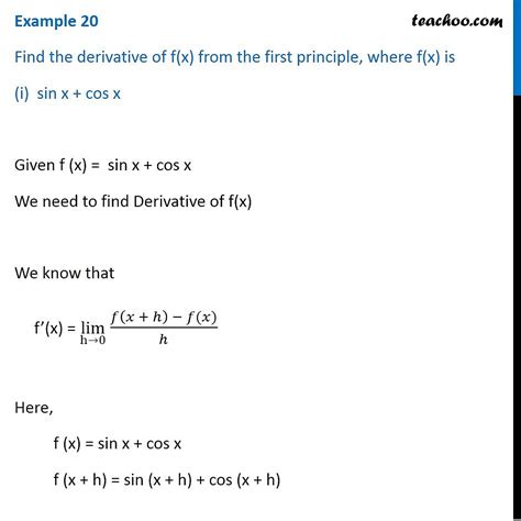 Image result for Differentiate Sin From First Principles