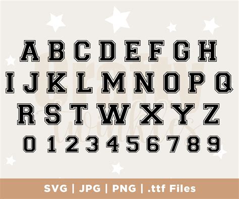 Varsity Font Distressed Varsity Letter Font Varsity Team, 53% OFF