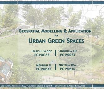 Geospatial Modelling for Urban Green Spaces | CEPT - Portfolio
