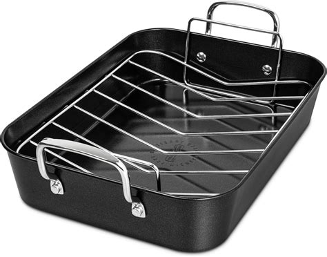 Amazon.com: Circulon Nonstick Roasting Pan / Roaster with Rack - 17 ...