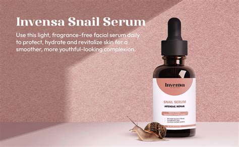 INVENSA Snail Serum For All Skin Types | Serum For Skin Tightening ...