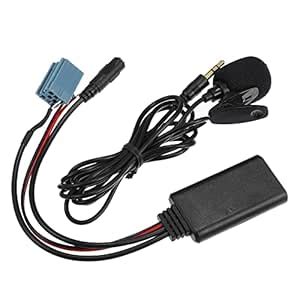 X AUTOHAUX 1 Set Car Bluetooth Wireless Adapter Audio Radio Music ...