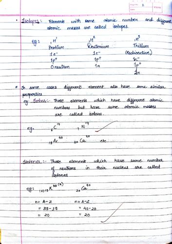 Hand Written Notes of Basic Concept of Chemistry | Gurucoolclasses