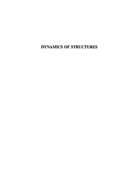 Image result for Dynamics of Structures PDF