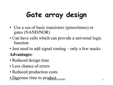 Image result for Gate Array Design