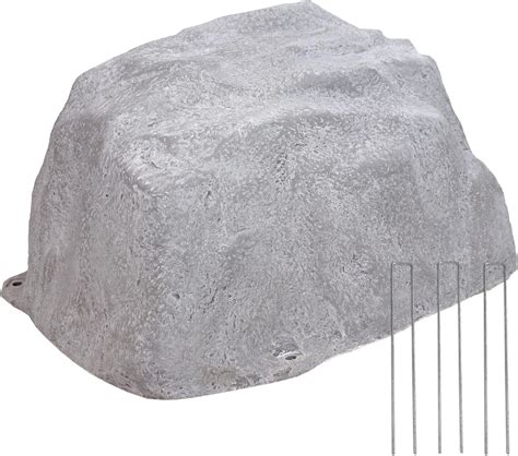 Sunnydaze 14” H Polyresin Faux Landscape Rock Cover - Lightweight Fake ...