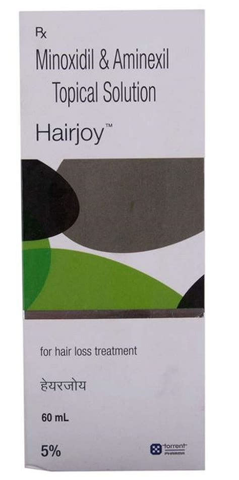 Hairjoy 5% - Bottle of 60ml Solution : Amazon.in: Health & Personal Care