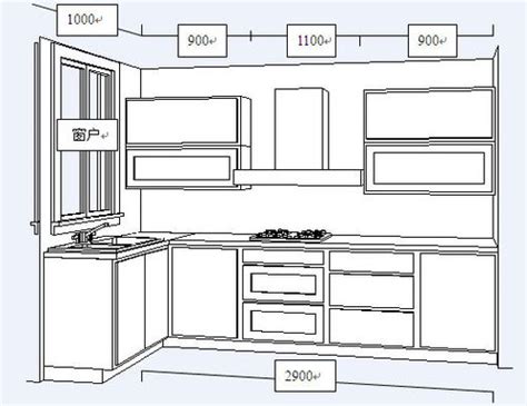 厨房橱柜的标准尺寸