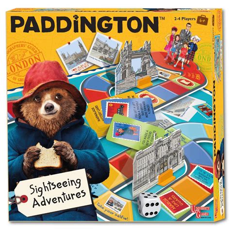 Buy University Games Paddington Bear Movie Board Game seeing Adventures ...