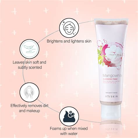 It's Skin Mango White Cleansing Foam : Brighten And Glowing Skin ...