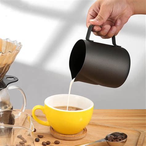 Buy INGVY Pour Over Coffee Non-stick Coating Stainless Steel Milk ...