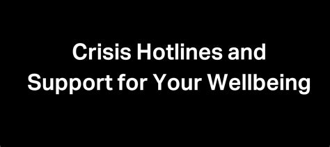 Crisis Hotlines and Support - Adelaide Festival