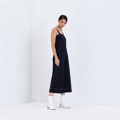 The Alexandria Navy Wide Leg Jumpsuit – THERE!