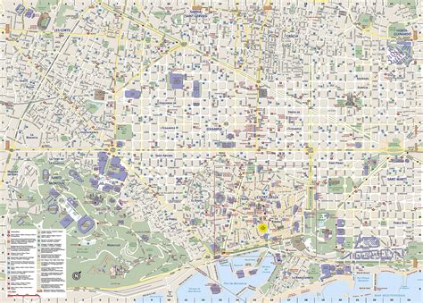 Barcelona City Destination Map National Geographic - Maps, Books & Travel Guides