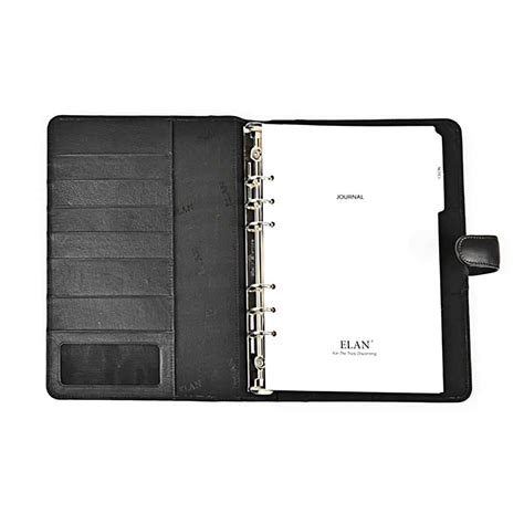 Elan Business Non Leather Undated Journal, Black - A5+ – Makoba