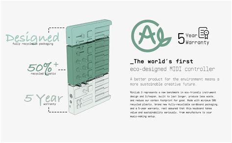 Arturia MiniLab 3, 25 Slim-Key USB-C Midi Controller with 5-Year ...