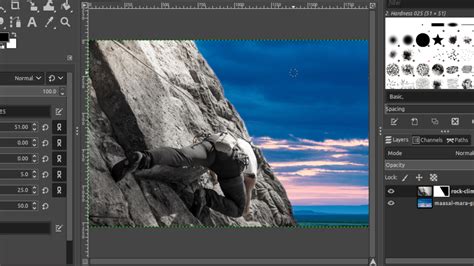 GIMP Transparent Mask 的图像结果