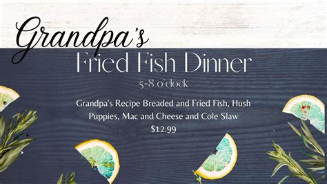 Grandpas Fried Fish Dinner, 1001 Crossroads Pl, High Ridge, MO, United ...