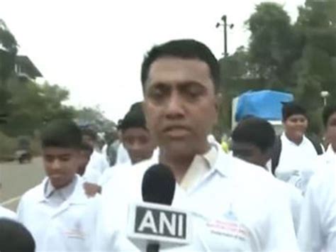 "This run is for unity of country" : Goa CM Pramod Sawant after ...