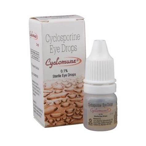 Pharmaceutical Lotion, Drops and Solutions - Cyclomune Eye Drops 0.1% ...