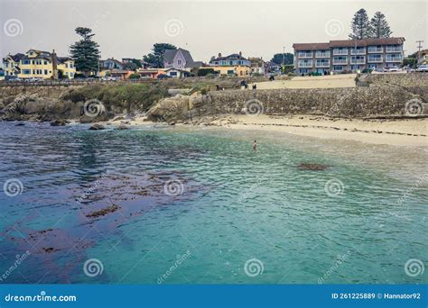 Lovers Point Park and Beach in Pacific Grove. Landscaped Community Park ...