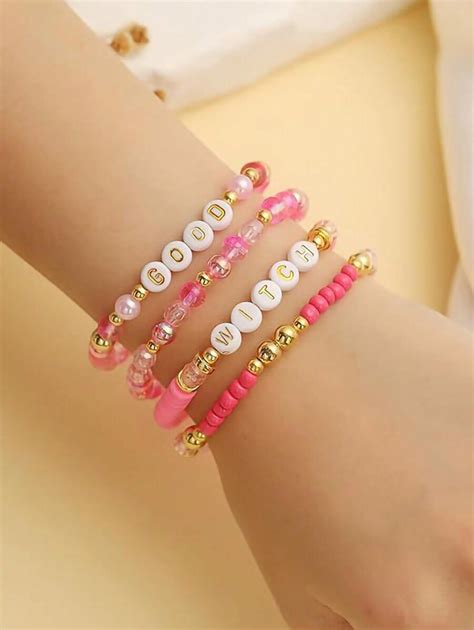 Conjunto de 4 peças/conjunto Elphaba e Galinda Friendship Beaded ...