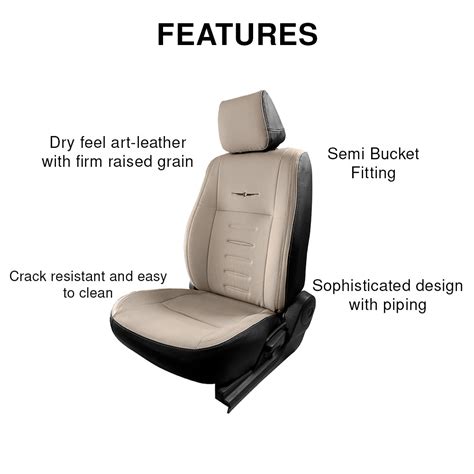 Vogue Oval Plus Art Leather Bucket Fitting Car Seat Cover For Hyundai ...