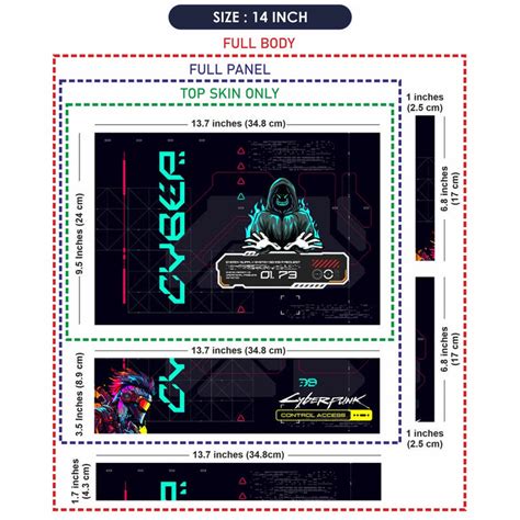 Shop Cyberpunk Cyber Sentinel Laptop Skin | Buy Online Now – SkinsLegend