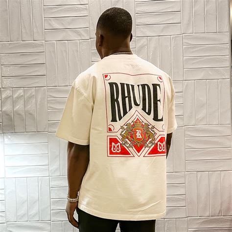 Rhude card backprint t-shirt – Garmisland