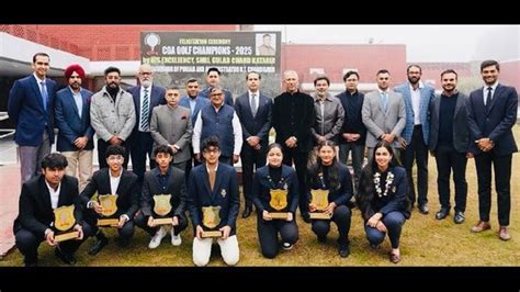 Chandigarh: Punjab Governor Kataria honours top CGA golfers of 2025