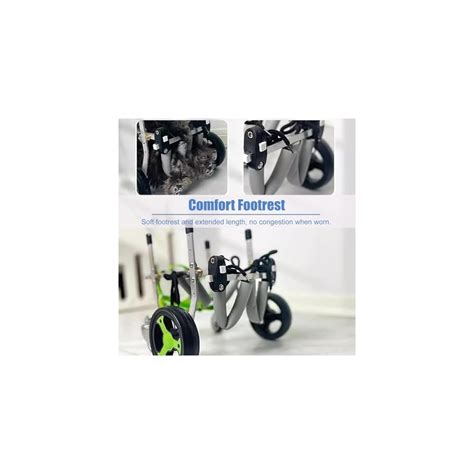 Aiwenlei 4 Wheels Dog Wheelchair for Leg Full Support, India | Ubuy