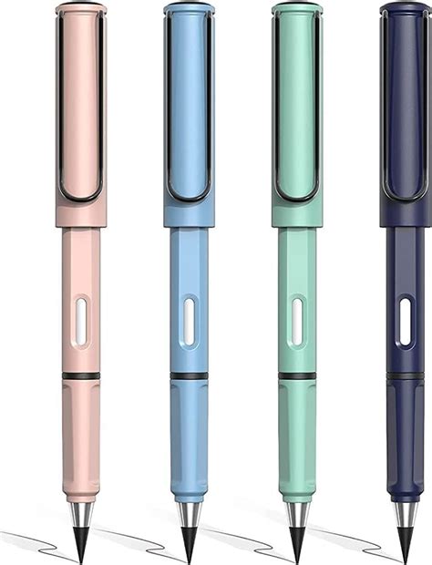 WEBBEE CRAFT 2PCS Eternal Pencils, Inkless Everlasting Pencil Inf MBi ...