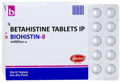 Biohistin 8 Tablet: Uses, Side Effects, Price & Substitutes