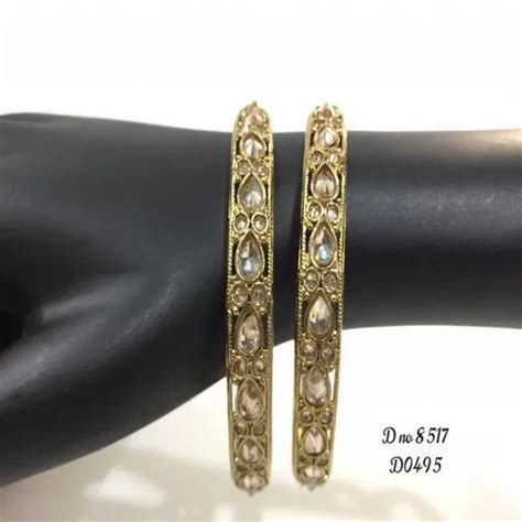 Bangle Set - Gold Plated Stone Stud Bangle Manufacturer from Mumbai