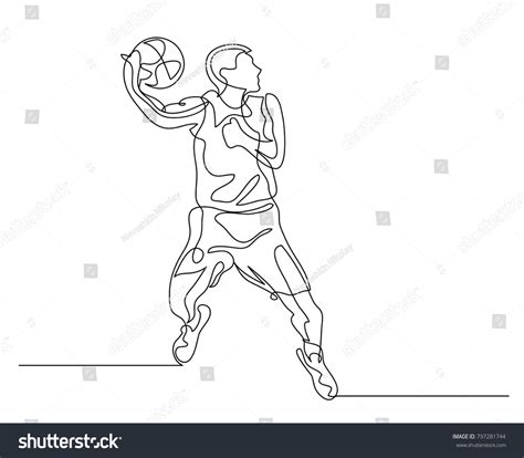 Basketball Line Drawing 的图像结果