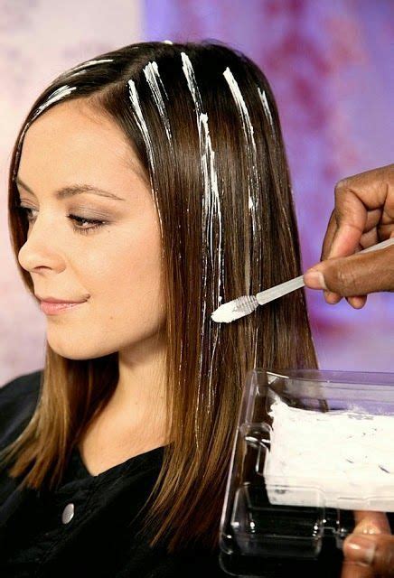 how to diy highlights on dark hair