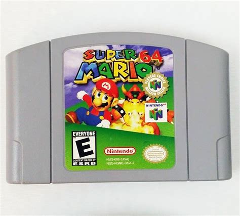 Vintage Super Mario 64 Nintendo 64 Tested Works Very Clean N64 Video ...