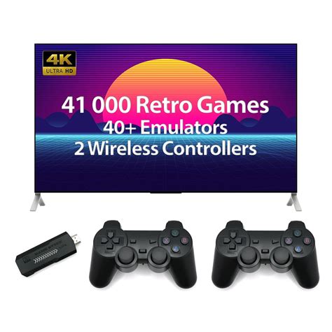 Buy Retrotech Mini Game Console with Built-in 41 000 Retro Games and 40 ...