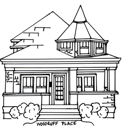 Big House Drawing | Free download on ClipArtMag