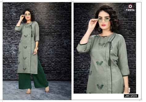 Fiesta Presents 5 Girl Fashioner Kurtis With Palazzo