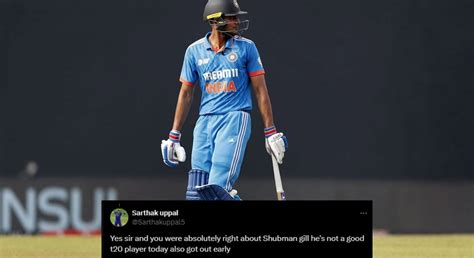 "He's not a good t20 player" - Fans erupt as Shubman Gill registers ...