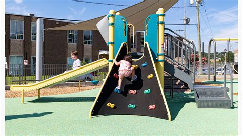 Jennie Dean Park - Colorful Playground Towers