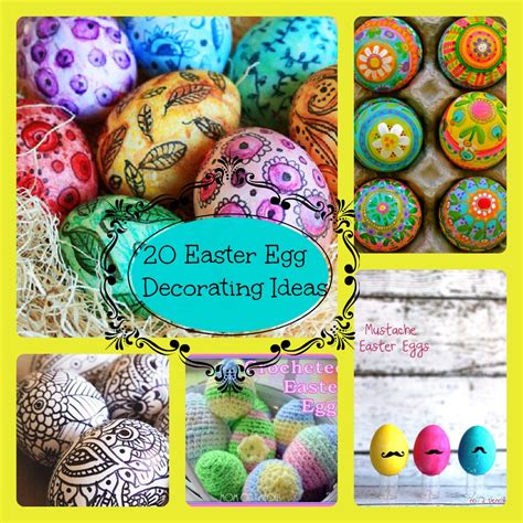 Easter Egg Ideas-20 Great Egg Decorating Ideas